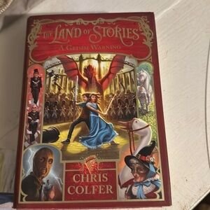 The land of Stories   by Chris Colfer  books   1 - 6. All hardcover but book 6